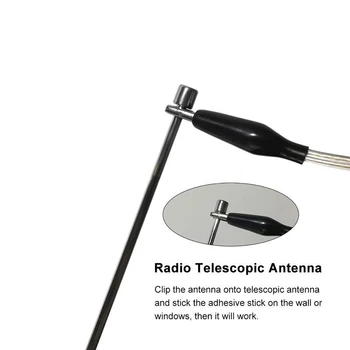 Cupru durabil Casa Radio FM Stereo cu Semnal Antenă de Mare Câștig de Rapel 85-112MHz