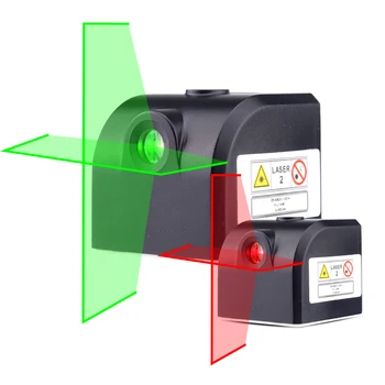 Kaemeasu Laser Linie Mini Cross 2 Linie Roșie Nivel cu Laser Verde de Încărcare USB Nivel cu Laser Instrument de Măsură