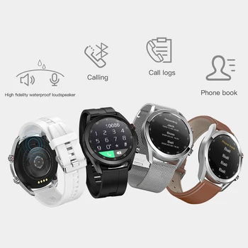 L19 Ceas Inteligent Femei Barbati Sport Smartwatch Caz de Aliaj IP68 Impermeabil Ceasuri Inteligente Ceas iOS Android