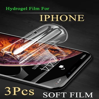 Ecran Protector Pentru IPhone 12 Mini 11 Pro Max Hidrogel Film Pentru IPhone 6s 7Plus 8 Plus SE 2020 Moale de Protecție Pentru X XR XS MAX