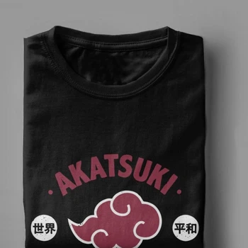 Org Zori Tricou Barbati din Bumbac Vintage Tee Shirt Naruto Akatsuki Pein Japonia Anime Streetwear Teuri Haine