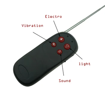 Șoc Electric Inel Penis vibrator Wireless Gazdă cu Sunet de Lumină electro soc jucarii sexuale electro stimulare jucarii sexuale pentru ZECI
