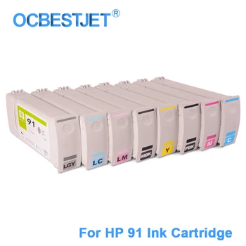 [Terț Marca] Pentru HP 91 de Înlocuire a Cartușului de Cerneală Compatibile Pentru HP Designjet Z6100 Z6100ps Printer (8 Culori Disponibile)