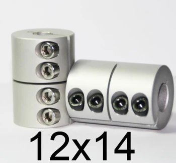 NOI 12x14 Rigid șuruburi de fixare Solidă de Cuplare pentru masina de Gravat,12mm ax 14mm butt-muff cuplaj D32 L45