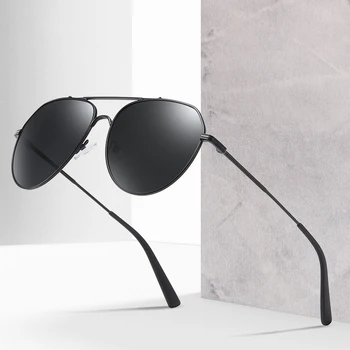JIFANPAUL Brand de Moda ochelari de Soare Ochelari de Conducere Pescuit Ochelari de Oameni Cadru Metalic de sex Masculin Soare Barbati UV400 Polarizate Pătrat