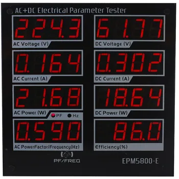 ZHURUI EPM5800-E AC/DC power meter/ watt metru/Electrice paremeters tester/ test de Alimentare/Driver/eficiență/ac /DC
