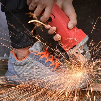 2020 Nou Fierbinte Siguranță Pantofi Barbati Bombeu Metalic Securitatea Muncii Pantofi Adidași Lumina Ghete Barbati Pantofi De Protecție Indestructibil De Sex Masculin