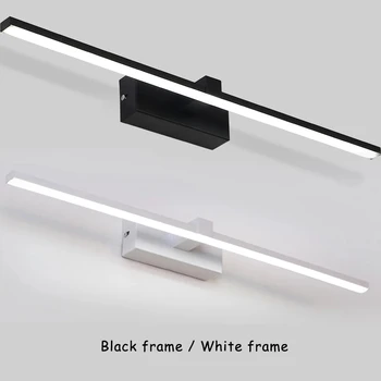 De Vânzare la cald Modernă cu LED-uri Lumina de Perete Pentru Casa Alb&Negru Finit Baie Lampă Față de Oglindă Lumini LED Lămpi de Perete