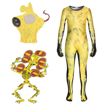 2020 Joc Înfricoșător Copii Roleplay Sirena Cap Costum cu Palarie Halloween Cosplay, Costume, pentru Băieți și Fete