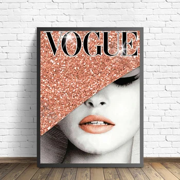 Celebrul Star de Postere si Printuri Audrey Hepburn Guma de mestecat Vogue Fashion Doamna cu Pălărie de Arta de Perete Poster de Perete Moderne Poze Decor