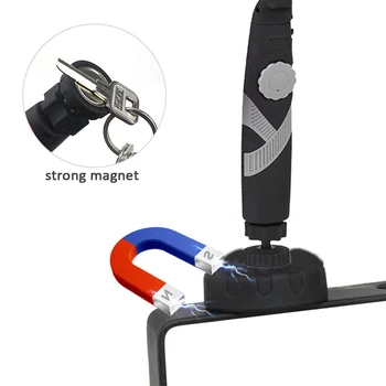 Magnetic Lumina de Lucru cu LED COB Lampă de Lucru USB Reîncărcabilă Lanterna Flexibila de Inspecție Lumină de Urgență Rotativ cu Lanterna de Reparare