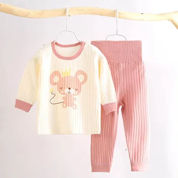 2020 Toamna Iarna pentru Copii Pijamale Pijamale pentru Fete Băieți Copii Haine de Bumbac Talie Mare Copil Seturi de Pijamale