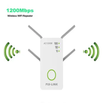 300/1200Mbps Dual-Band 2.4/5G 4-Antena WIFI Range Extender WiFi Repeater Wireless Router Wi-Fi de Rețea de Domiciliu Home Supplies