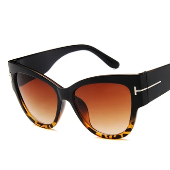 2020 Designer de Brand Nou de Moda Ochi de Pisică ochelari de Soare pentru Femei de sex Feminin Gradient de Puncte de Ochelari de Soare Mari Oculos feminino de sol UV400