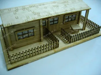 Eur Clasic locuințe, case de model de gard colibă de Lemn model kituri