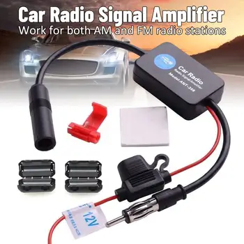 Antena auto cu Amplificator de Semnal Universal Auto Fm&Radio Am Semnal de Antenă Aerial Signal Amp Amplificator 12v Semnal Antena Spori