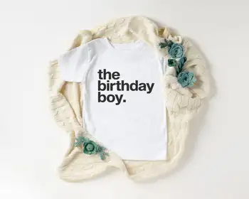 Sărbătoritul Copii Boys T-shirt pentru Ziua de Vară pentru Copii de Îmbrăcăminte Amuzant Tricou Petrecere de Familie Haine Copii Ziua de Uzura