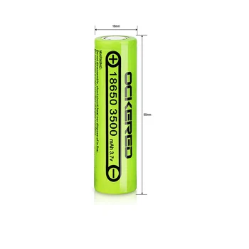 5Pcs Ockered Baterie 18650 3.7 v 3500mah Litiu Reîncărcabilă Baterie Pentru Lanternă Baterii Li-ion (PCB)