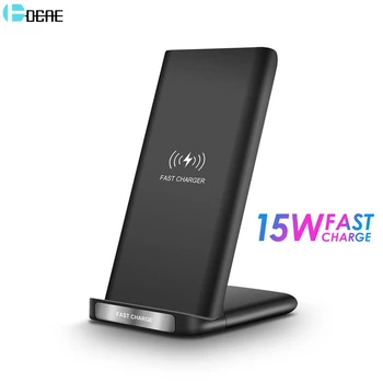 DCAE 15W Qi Wireless Charger pentru iPhone 11 Pro XS XR X 8 Inducție Rapidă Suport de Încărcare pentru Samsung S20 S10 Huawei, Xiaomi Mi 10 9