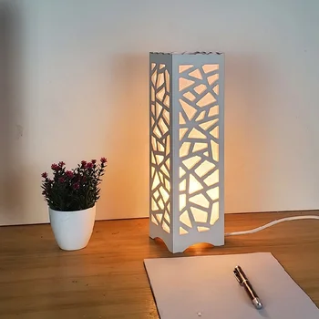 Creative gol sculptat dormitor noptieră lampa cald vis romantic desktop lumina de noapte ZM911