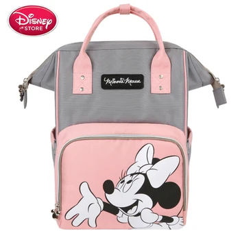 Disney Mickey Minnie Mouse Saci de Scutec Mami Maternitate Sac de Scutec Mare Capacitate Copil de Îngrijire Nursing Geanta Mamei Rucsac de Călătorie