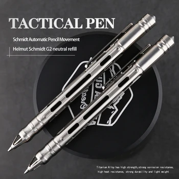 2-ÎN-1 de Titan TC4 Tactical Pen autoapărare Afaceri Scris Stiloul în aer liber EDC Instrument Cadou