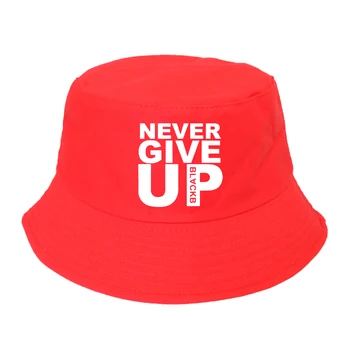 Nu renunta niciodata Liverpool Imprimare găleată pălărie Bărbați Mo Salah Niciodată nu vei Merge Singur panama pescar capac Unisex Harajuku bob chapeau