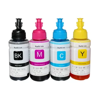 YLC 4*70 ml de cerneală cerneala refill kit Compatibil pentru Epson printer L100 L101 L110 L120 L200 L201 L210 L220 L300 L350 L355 L550 L555 L566