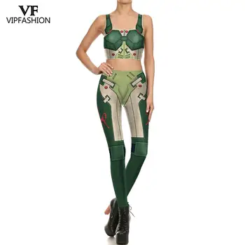 VIP MODA 2019 Ultimele Femei Pantaloni Imprimate 3D Cool Model Legging Antrenament de Fitness Sport, Jambiere Pentru Femei