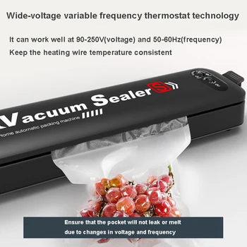 Alimentare aparat de Vacuum Portabil Alimentare Fructe Sealer Vid masini de ambalat Packer Inclusiv 15 buc Saci Pentru uz Casnic UE/SUA/marea BRITANIE Plug