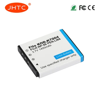 JHTC 1400mAh NP-50 FNP50 NP50 KLIC-7004 KLIC-7004 K7004 D-Li68 Camera Baterie Pentru Fujifilm X10 X20 XF1 F50 F75