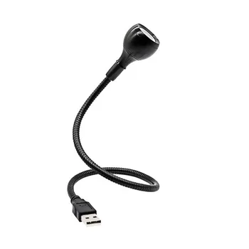 USB operat 3W Led lumină de carte gât Flexibil lampă Portabilă Alb sau Alb Cald iluminat Metal pentru PC,laptop, notebook