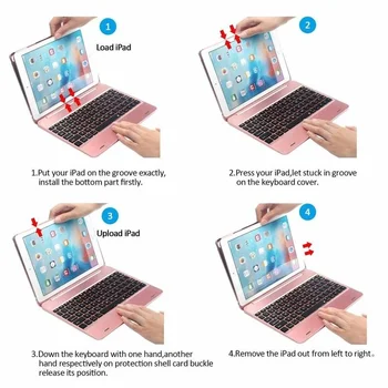 Slim Portable Wireless Tastatura Bluetooth Pentru Apple iPad Air / Air 2 / Pro 9.7
