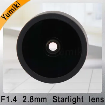 Yumiki M12 CCTV 2.8 mm lentile F1.4 distanta Focala 2.8 mm Senzor de 1/2.5