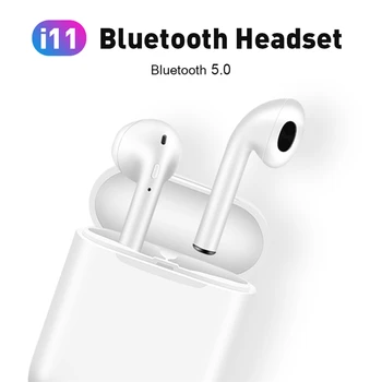 I11 TWS Bluetooth 5.0 Wireless Căști Căști mini Pavilioane i7s Cu Microfon Pentru iPhone 11 X 7 8 Samsung S6 S8 Xiaomi, Huawei, LG