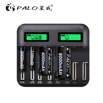 PALO Baterie AAA 1.2 V AAA NiMH Acumulator Reincarcabil Ni-Cd Ni-Mh AA AAA C D Dimensiuni Baterii Încărcător