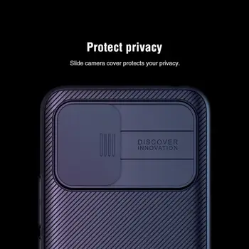 NILLKIN Camera de Caz de Protecție pentru Xiaomi Mi 10T Pro Mi10T Lite 11 10 5G NFC caz Slide Proteja CamShield capacul din Spate de cazuri