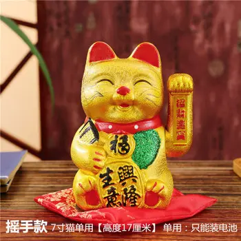 Zodiac meserii articole Ceramice de aur electric cat de mână - shake produse Animale Avere norocos pusculita bstatue acasă nunta