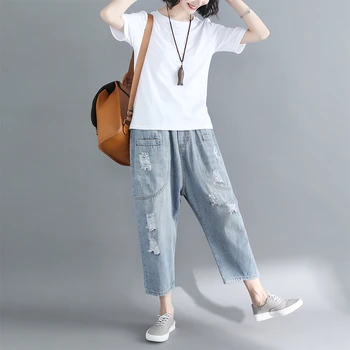 Ieftine en-gros 2019 nouă Primăvară Vară Toamnă Fierbinte de vânzare de moda pentru femei casual Pantaloni din Denim MC130