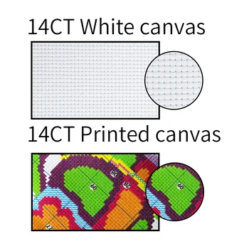 Pasăre și Fructe Modele Conta Cruce Cusatura Tesatura pentru Kit de Broderie 14ct 11ct Print pe Pânză DMC DIY Manual Kit Decor Acasă