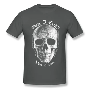 Tricou Necronomicon Craniu Oamenii Răi De Moda Casual Moartea Craniu Geek Tricou Hip Hop De Brand Nou Noutate Tricouri Pentru Adulți
