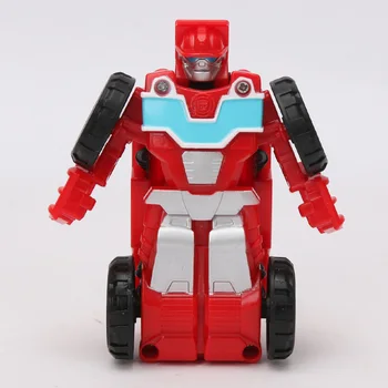 8cm Playskool Eroilor Transformers Jucarii Rescue Bots Flip Racers Val de Foc-Bot Aeroport Blastoff Lame de Acțiune Figura