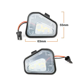 2 buc Led-uri Sub Oglinda Laterala Baltă de Lumină Pentru Volkswagen EOS Passat B7 CC, Scirocco Auto cu LED Lumini Led-uri Albe Lampa