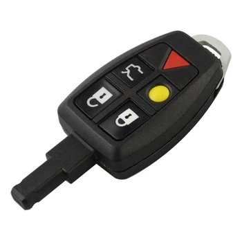 Okeytech 5 butoane de Înlocuire cheie Auto Shell Caz Pentru Volvo XC70 XC90 V50 V70 S60 Auto Fob Accesorii cu Introduce Lama Netaiata