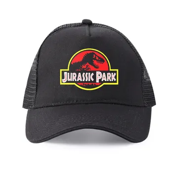 De înaltă calitate din bumbac Barbati Jurassic Park Logo-ul Imprimat de Baseball capac Stil de Moda capac femei