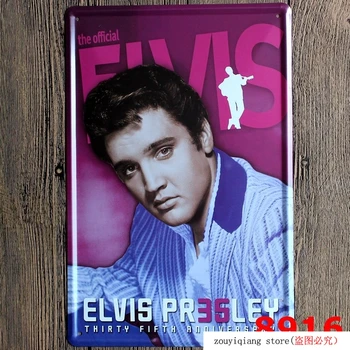 Elvis Presley ! 20*30cm Garaj Epocă Tin Semne Retro de Metal Semneze Decor de Perete