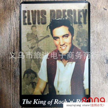 Elvis Presley ! 20*30cm Garaj Epocă Tin Semne Retro de Metal Semneze Decor de Perete