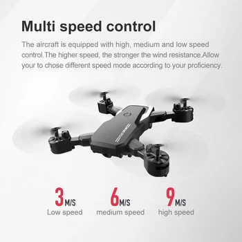 LF609 RC FPV Drone Fluxului Optic Wifi 0.3 MP/5.0 MP 4K Drone Quadcopter Cu Camera HD cu Unghi Larg de Camere Duble Pliabil Drona 4k