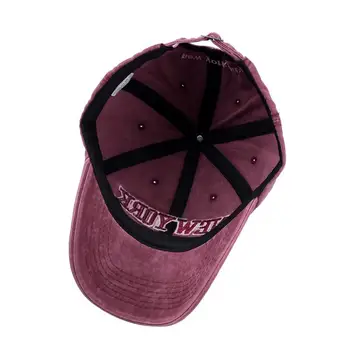 Nisip Spalat Bumbac Șapcă de Baseball Hat pentru Femei Barbati Vintage Tata Pălărie Broderie Scrisoare de Sport în aer liber Capace