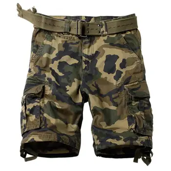 2019 Nouă Bărbați Pantaloni Scurți Carouri De Moda Pantaloni Scurți De Plajă Mens Casual Camo Pantaloni Scurți De Camuflaj Militar Pantaloni Scurți De Sex Masculin Bermude Cargo